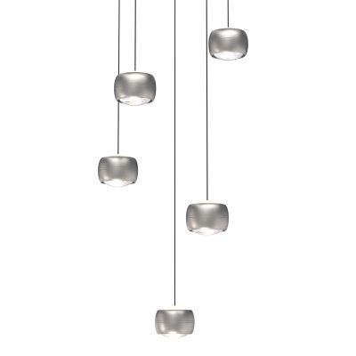 Aviano Quiberon lampa wisząca 27 W srebrna-szampan 5039-503