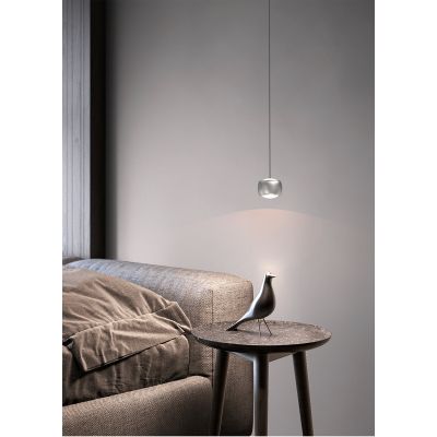 Aviano Quiberon lampa wisząca 1x8 W szampan-nikiel 6039-103