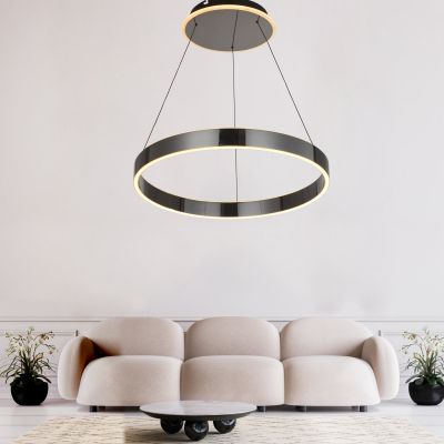 Aviano Marling lampa wisząca 50W czarna-chrom 6072-205