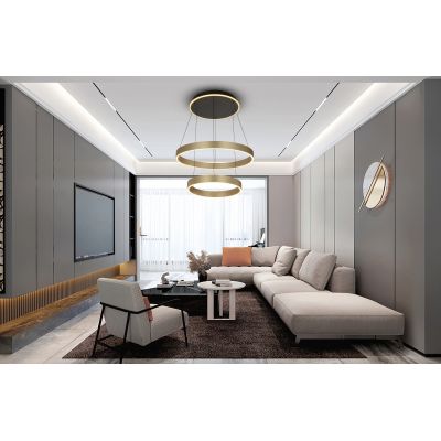 Aviano Marling lampa wisząca 72W złota-matowa 6072-304