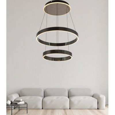 Aviano Marling lampa wisząca 72W czarna-chrom 6072-305