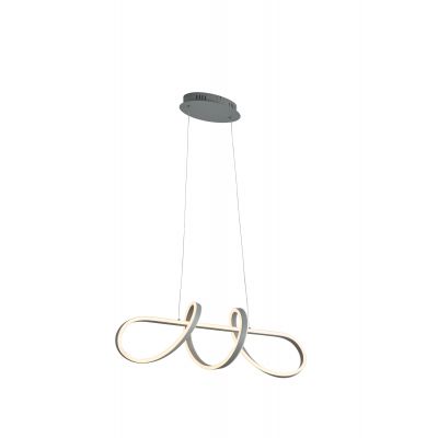 Aviano Trevance lampa wisząca 1x56 W szary/popielaty 6203-0106