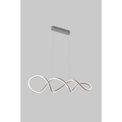 Aviano Trevance lampa wisząca 1x56 W szary/popielaty 6204-0106