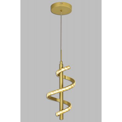 Aviano Claret lampa wisząca 1x9 W złota 6209-0115