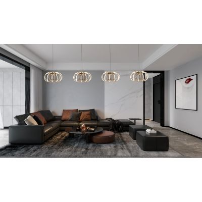 Aviano Salo lampa wisząca 55 W czarna-piaskowa 7033-413