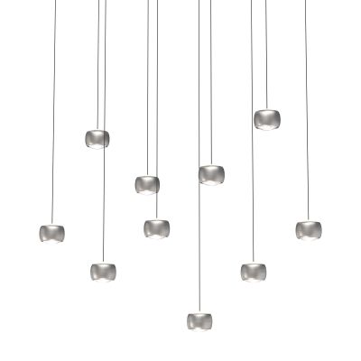 Aviano Quiberon lampa wisząca 55 W szampan-nikiel 7039-1003