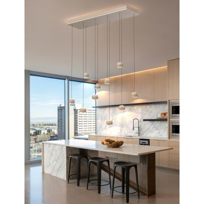 Aviano Quiberon lampa wisząca 55 W piaskowa 7039-1013