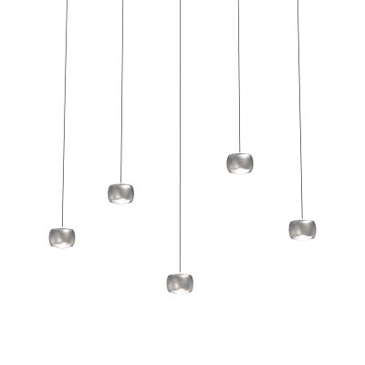 Aviano Quiberon lampa wisząca 27 W szampan-nikiel 7039-503