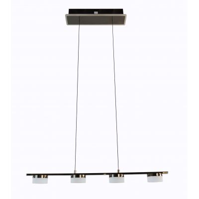 Aviano Cassis lampa wisząca 24 W czarna-chrom 7066-502