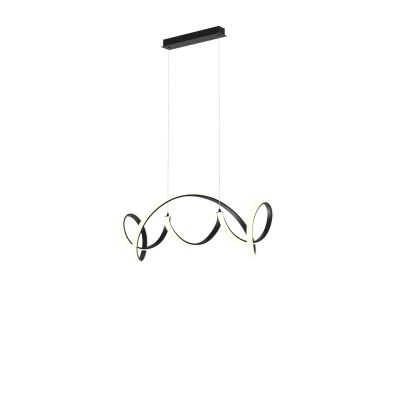 Aviano Toronto lampa wisząca 1x64 W czarna 7095-0110