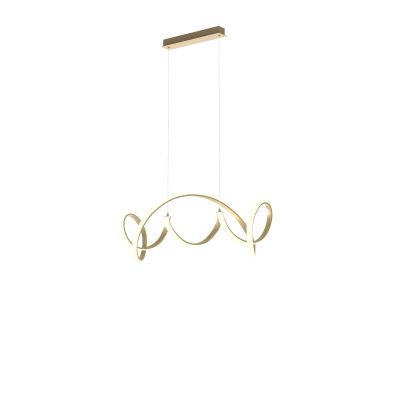 Aviano Toronto lampa wisząca 1x64 W złota 7095-0115