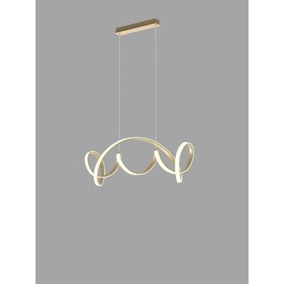 Aviano Toronto lampa wisząca 1x64 W złota 7095-0115