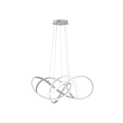 Aviano Arte lampa wisząca 1x138 W srebrna 7097-0163
