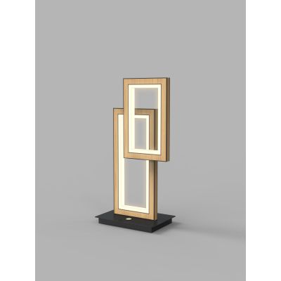 Aviano Pescara lampa stołowa 2x10,5 W czarna 8023-206