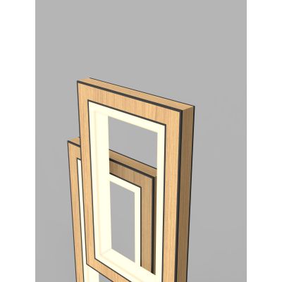 Aviano Pescara lampa stołowa 2x10,5 W czarna 8023-206