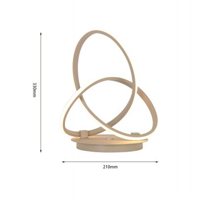 Aviano Bandol lampa stołowa 1x18 W piaskowa 8064-113