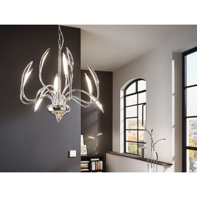 Aviano Hampton lampa stołowa 2x10,4 W chrom 8326-0201