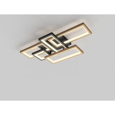Wofi Matera lampa podsufitowa 5x12 W czarna 9022-506