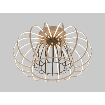 Aviano Salo lampa podsufitowa 55 W czarna-piaskowa 9033-113