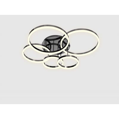 Aviano Perpignon lampa podsufitowa 5x16 W czarna 9049-605