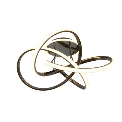 Aviano Bandol lampa podsufitowa 1x56 W czarna-chrom 9064-105