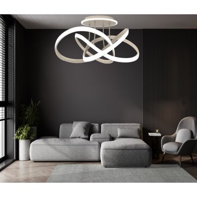 Aviano Bandol lampa wisząca 56 W piaskowa 9064-113