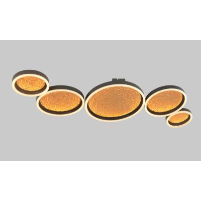 Aviano Bordeaux lampa podsufitowa 72 W czarna-złota 9069-504