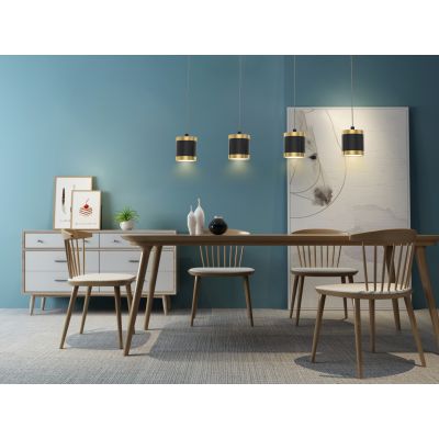 Aviano Toulouse lampa stojąca 1x10 W czarna 3003-104