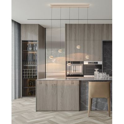 Aviano Quiberon lampa wisząca 1x8 W piaskowa 6039-113