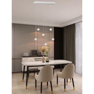 Aviano Quiberon lampa wisząca 1x8 W piaskowa 6039-113