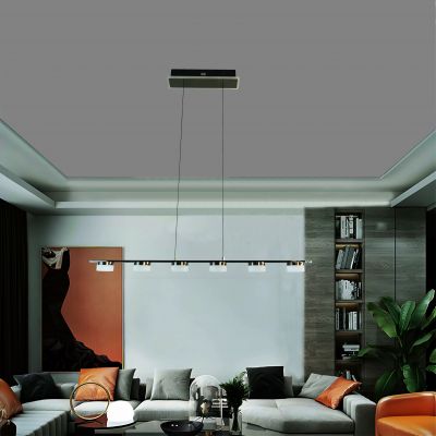 Aviano Cassis lampa wisząca 4x6 W szampan-nikiel 7066-503