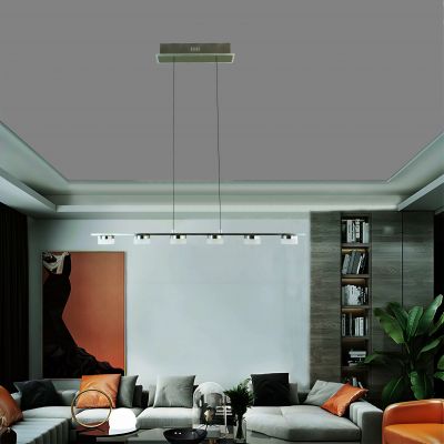 Aviano Cassis lampa wisząca 4x6 W szampan-nikiel 7066-503