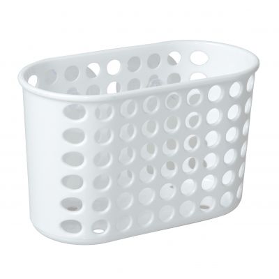 YokaHome PVC koszyk łazienkowy na przyssawki biały RY.KPW0200
