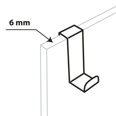 YokaHome Kabi wieszak łazienkowy chrom PG.KABIB2S