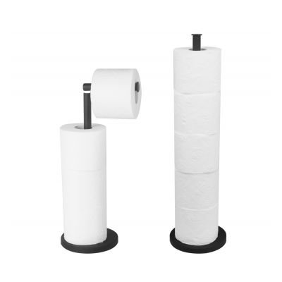 YokaHome SP stojak na papier toaletowy zapasowy czarny mat P.SP4-BLK