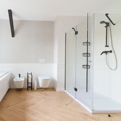 YokaHome Aluma półka 23,5 cm czarna CH.ALUMA-BLK