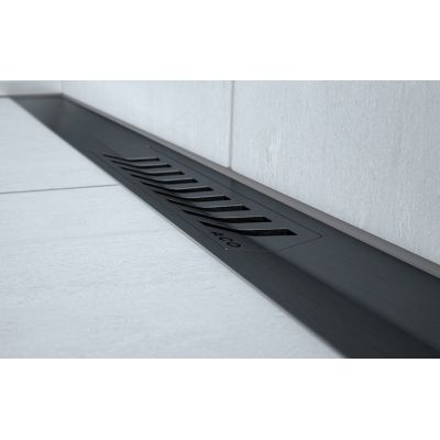 ACO ShowerDrain S+ profil odpływu liniowego z rusztem 100 cm czarny 9010.51.43