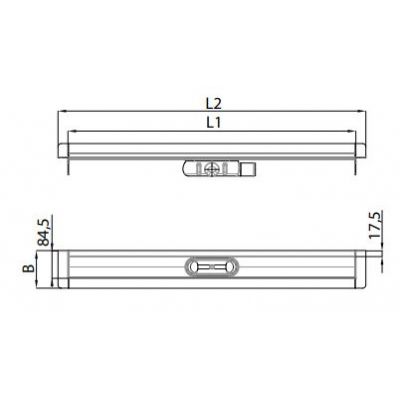 ACO ShowerDrain C odpływ liniowy 78,5 cm stal 9010.92.33