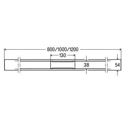 Viega Cleviva profil odpływu 80 cm stal szlachetna nierdzewna 794262