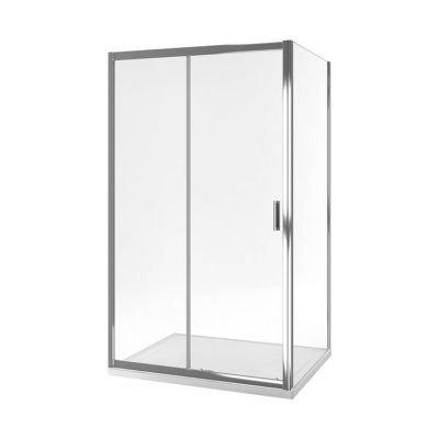 Actima Seria 201 drzwi prysznicowe 120 cm rozsuwane chrom połysk/szkło przezroczyste KAAC.1805.1200.LP/N