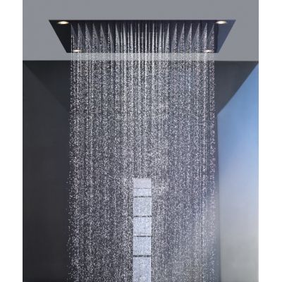Axor Starck Shower Collection deszczownica sufitowa ShowerHeaven 97 cm z oświetleniem stal szlachetna 10623800