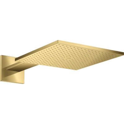Axor deszczownica 30 cm kwadratowa z ramieniem prysznicowym złoty optyczny polerowany 35314990