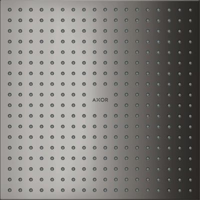 Axor ShowerSolutions deszczownica 30x30 cm kwadratowa czarny chrom polerowany 35317330
