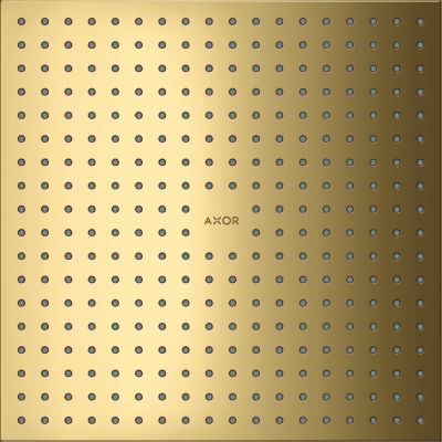 Axor ShowerSolutions deszczownica 30x30 cm kwadratowa złoty optyczny polerowany 35321990