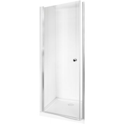 Besco Sinco drzwi prysznicowe 90 cm wnękowe chrom błyszczący/szkło przezroczyste DS-90