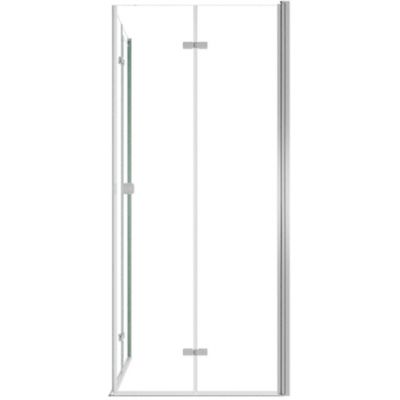 Besco Exo-H kabina prysznicowa 90x90 cm kwadratowa chrom połysk/szkło przezroczyste KEH-90-195