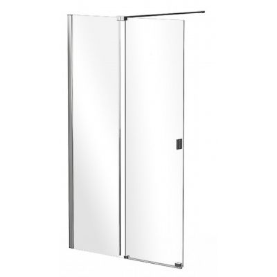 Besco Vayo Chrom ścianka prysznicowa walk-in 130 cm chrom połysk/szkło przezroczyste VY-130-200C