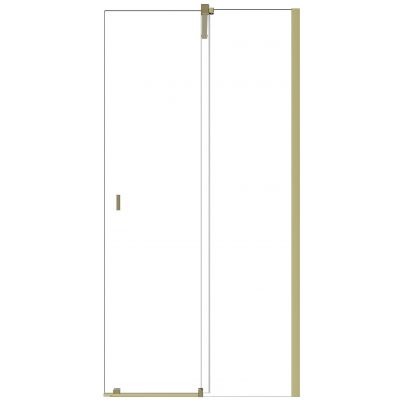 Besco Vayo Gold ścianka prysznicowa walk-in 130 cm złoty połysk/szkło przezroczyste VYG-130-200C