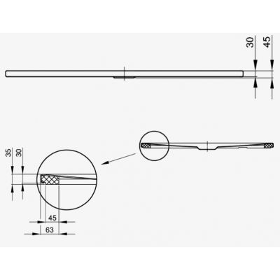 Bette BetteFloor brodzik 140x80 cm prostokątny biały 5801-440T1