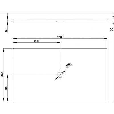 Bette BetteFloor brodzik 160x90 cm prostokątny biały 5966-000